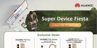 HUAWEI Super Device Fiesta - Upgrade To The New HUAWEI P50 Pro And P50 Pocket And Get Free Gift Worth Up To RM1,199