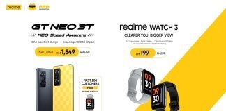 realme Introduces Stylish Calling Watch, realme Watch 3 - Available from RM 199; and Newly Launched GT NEO 3T – Available from RM 1,599
