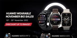 HUAWEI Kicks Off Its Biggest Wearable Sale with Discounts Up to RM400 this November!