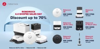 Roborock 4.4 Shopee Sale Grab a new Roborock from as Low as RM1,699!