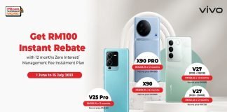 Grab RM100 Instant Rebate Along With 12 Months Zero Interest When You Purchase vivo Smartphones!