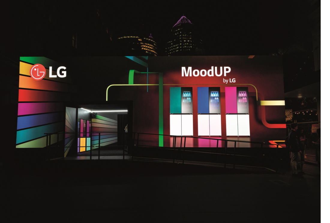 LG InstaView Fridge to Lift the 'MoodUP' at Vivid Sydney 2023