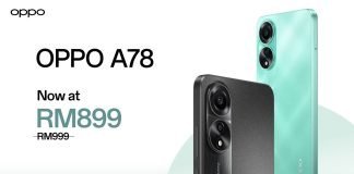 Exciting News OPPO A78 is Now Available at the New Price of RM899!