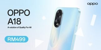 OPPO Malaysia Launches the All-New A18 with Extended Battery Life and a Long-term Smooth Experience