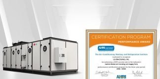 LG Receives AHRI Performance Award for Seventh Consecutive Year