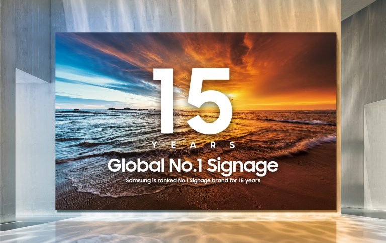 Samsung Electronics Ranks First in Global Digital Signage Market for 15th Consecutive Year