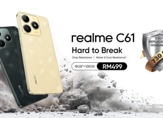 realme C61 Available Nationwide with RM499, Offering an Unprecedented 730 Days Warranty