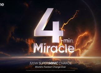 realme 320W SUPERSONIC Charge: 4 Minutes Is All You Need to Fully Charge Your Phone