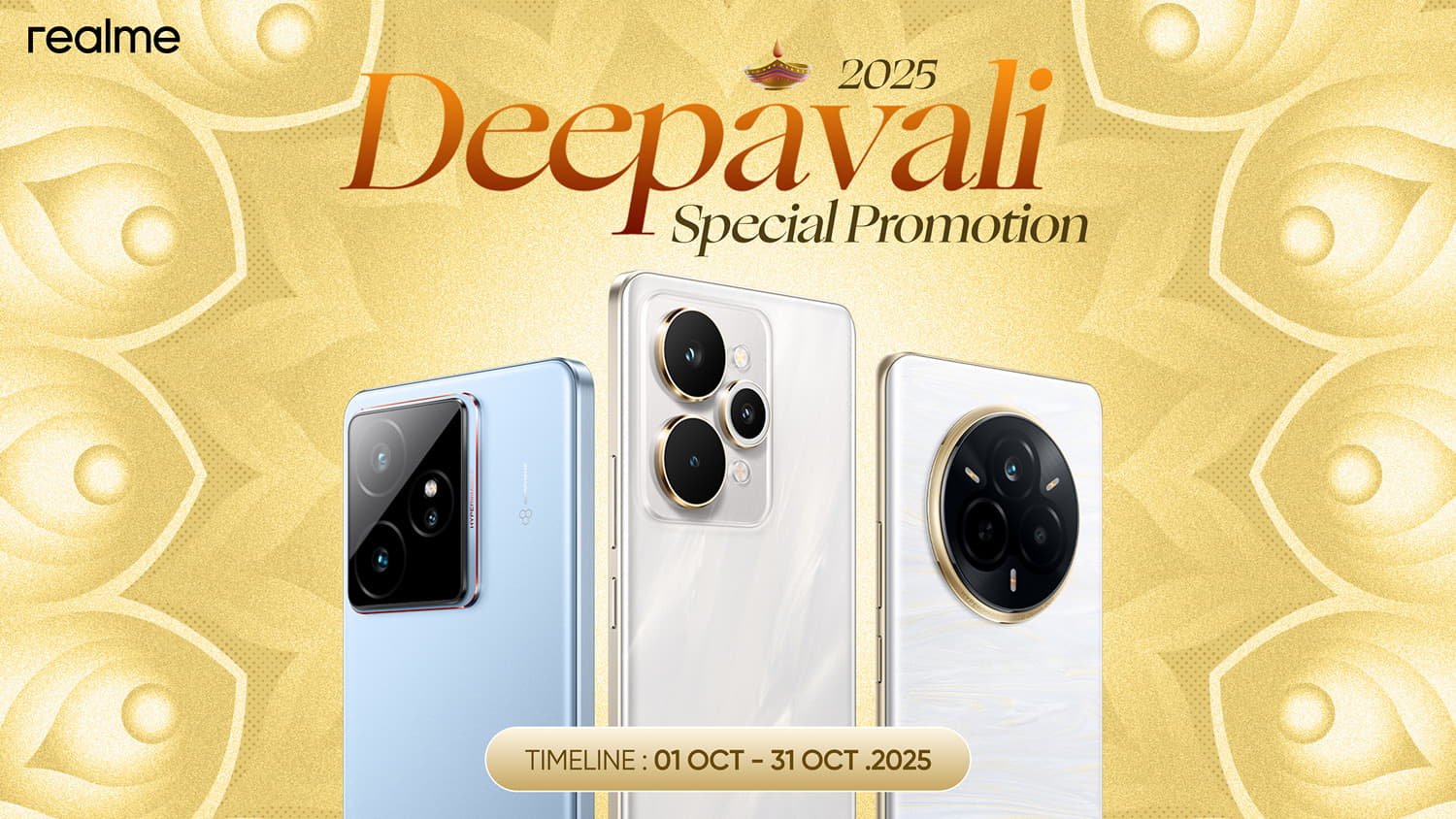 realme Deepavali Special Promotion: Illuminate Your Celebration with Up to RM200 Off and Exclusive Freebies!