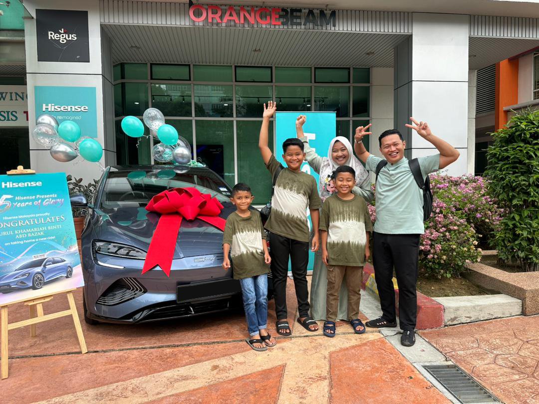 Hisense Rewards Customer with BYD Seal Performance in Heartwarming Lucky Draw Moment