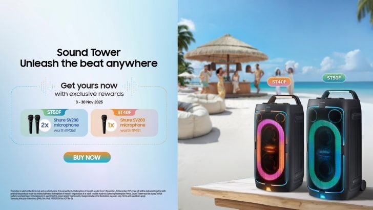 Turn Up the Beat with Samsung Sound Tower 2025, Now Available In Malaysia