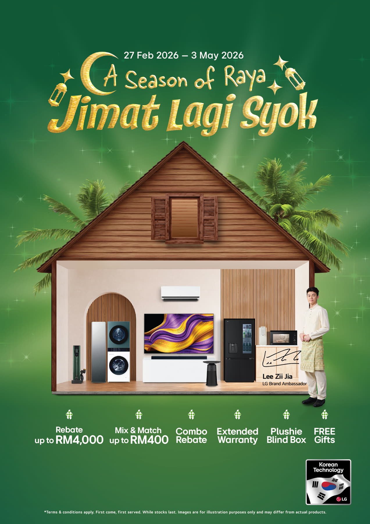 SAVE MORE, CELEBRATE MORE THIS RAYA WITH LG’S JIMAT LAGI SYOK PROMOTIONS!